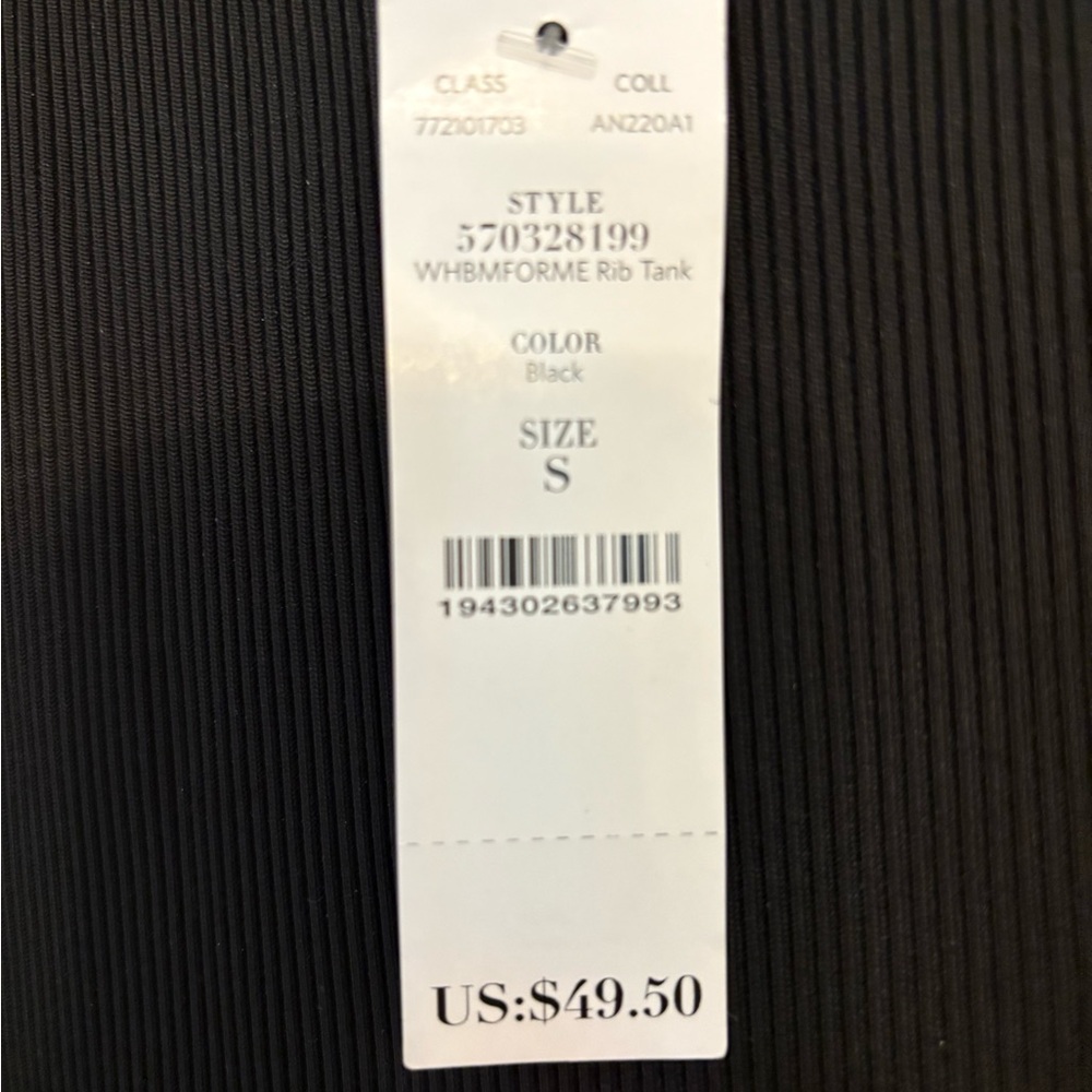 WHBM FORME™ Ribbed Stretch Tank - Picture 5 of 5